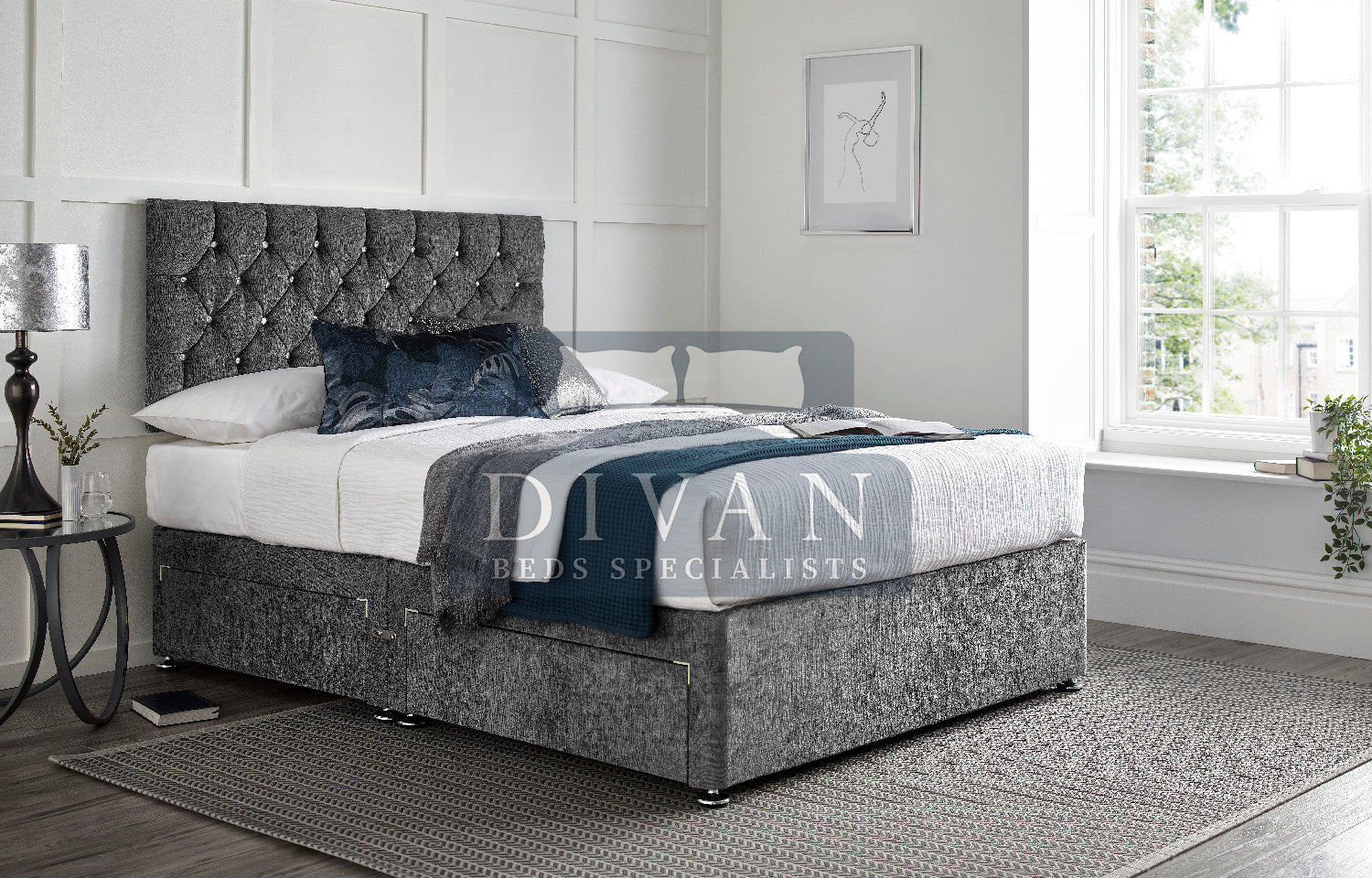 FLORIDA DIVAN BED WITH HEADBOARD AND MATTRESS DIVAN BED WITH HEADBOARD AND MATTRESS
