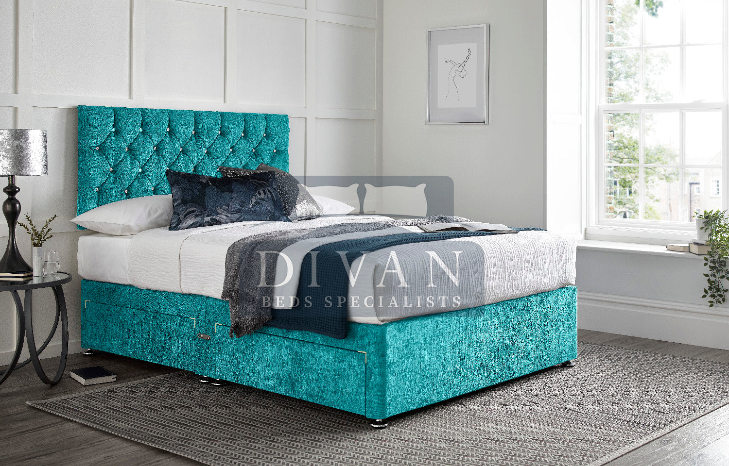 FLORIDA DIVAN BED WITH HEADBOARD AND MATTRESS DIVAN BED WITH HEADBOARD AND MATTRESS