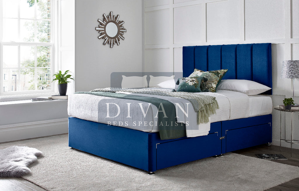 SARA DIVAN BED WITH HEADBOARD AND MATTRESS
